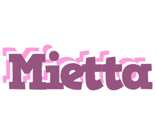 Mietta relaxing logo