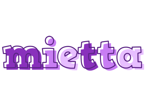 Mietta sensual logo