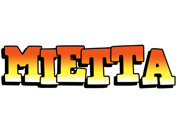 Mietta sunset logo