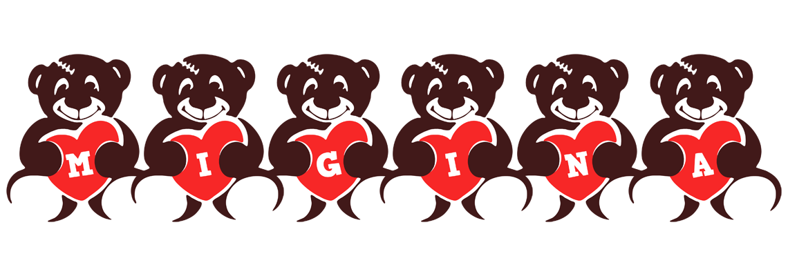 Migina bear logo