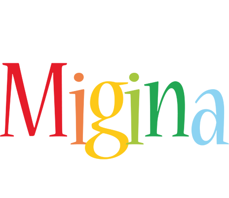 Migina birthday logo
