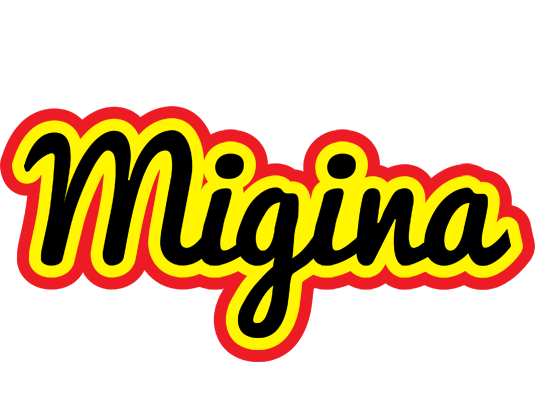 Migina flaming logo