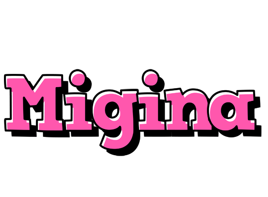 Migina girlish logo