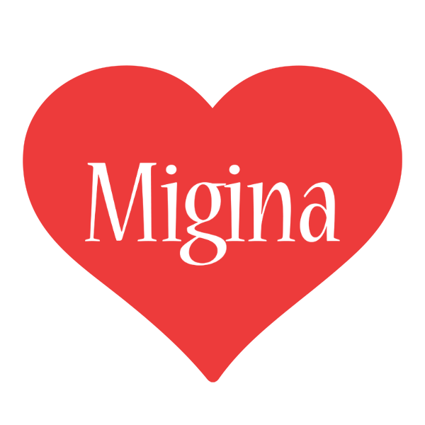 Migina love logo