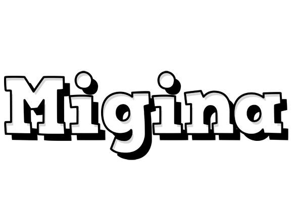 Migina snowing logo