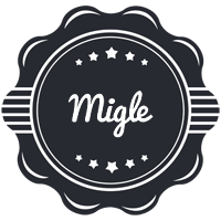 Migle badge logo