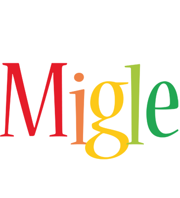 Migle birthday logo