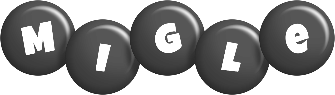 Migle candy-black logo