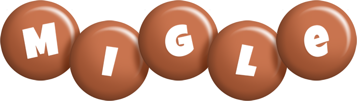 Migle candy-brown logo