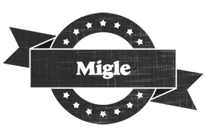 Migle grunge logo