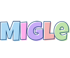 Migle pastel logo