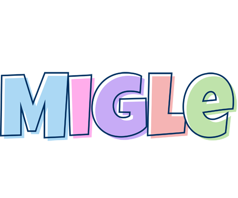 Migle pastel logo