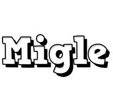 Migle snowing logo