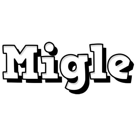 Migle snowing logo