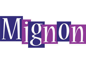 Mignon autumn logo