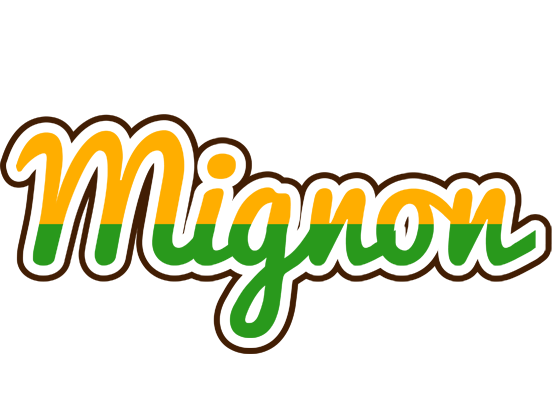 Mignon banana logo