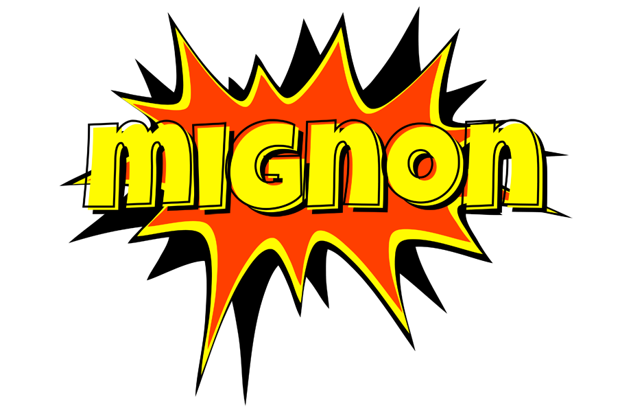 Mignon bazinga logo