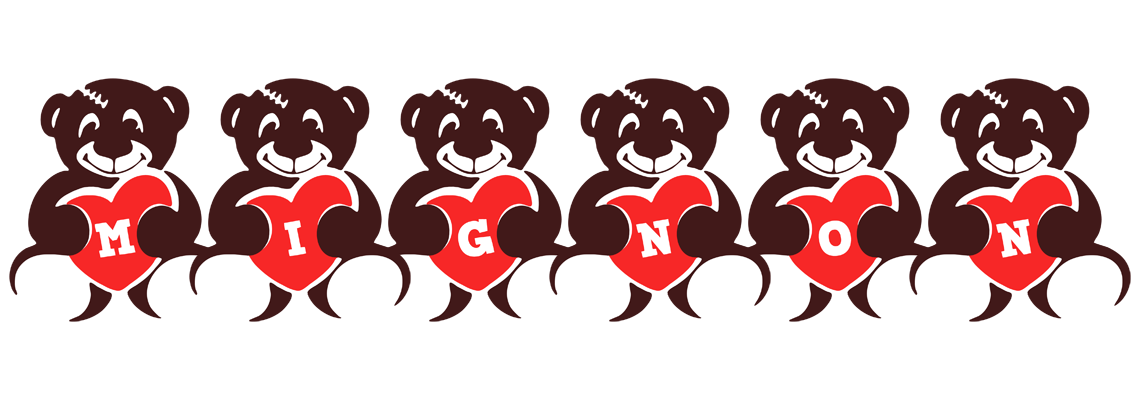 Mignon bear logo