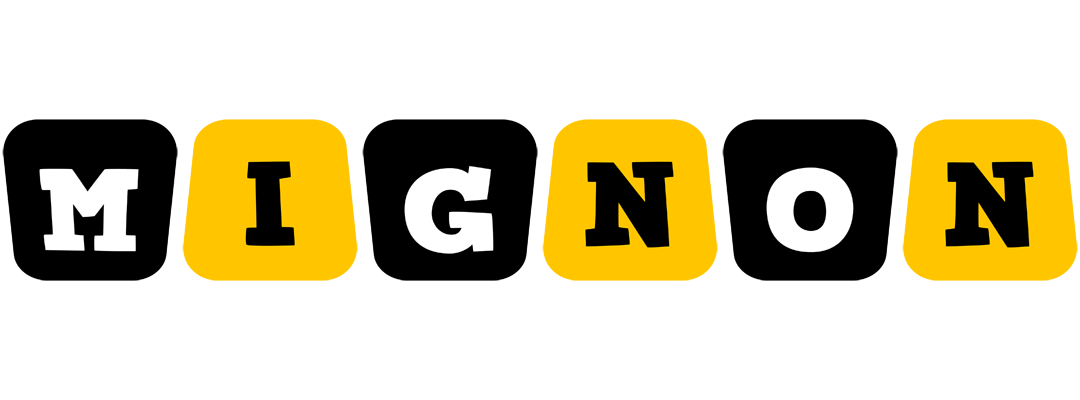 Mignon boots logo