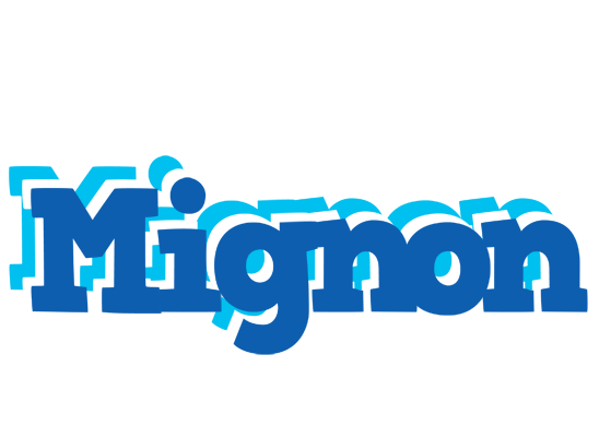 Mignon business logo