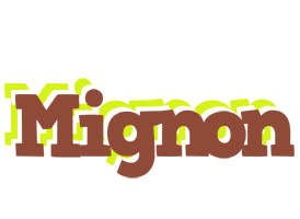 Mignon caffeebar logo