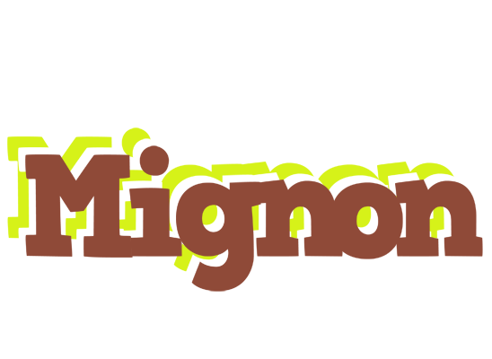 Mignon caffeebar logo