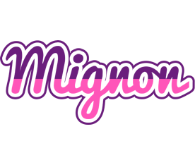 Mignon cheerful logo