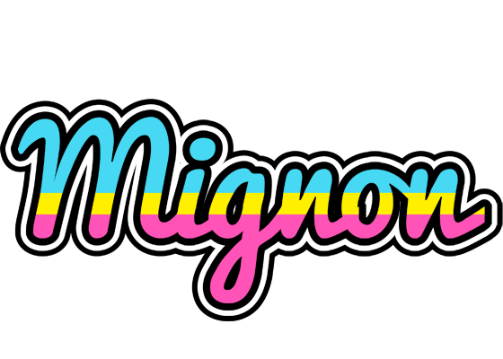 Mignon circus logo