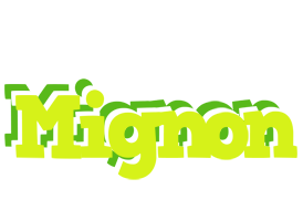 Mignon citrus logo