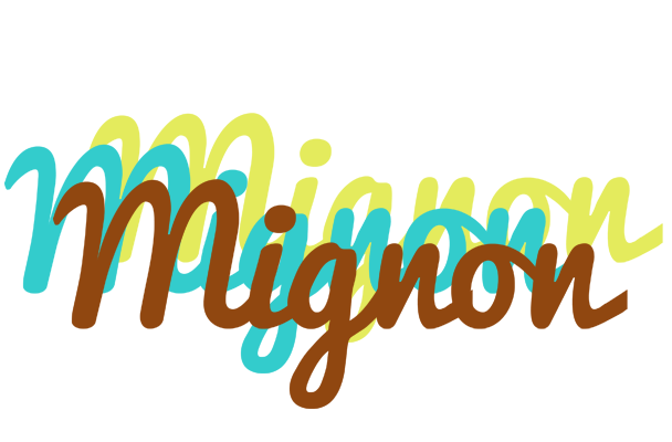 Mignon cupcake logo