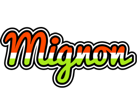 Mignon exotic logo