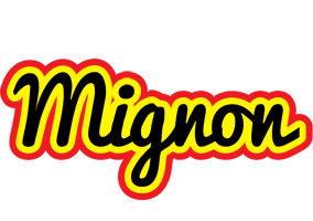 Mignon flaming logo