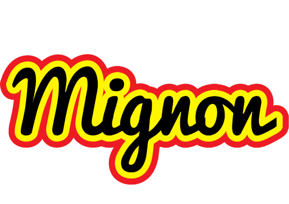 Mignon flaming logo