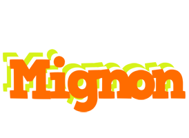 Mignon healthy logo