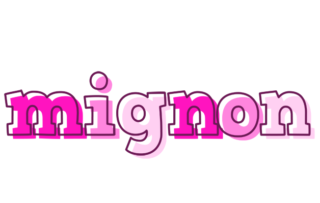 Mignon hello logo