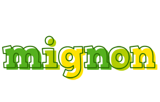 Mignon juice logo