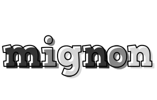 Mignon night logo