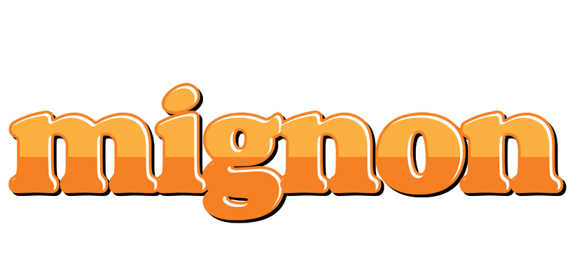 Mignon orange logo