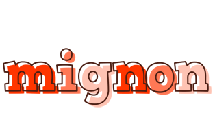 Mignon paint logo