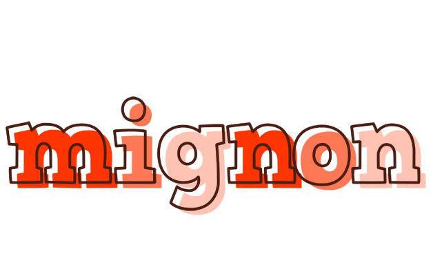 Mignon paint logo