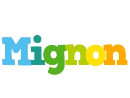 Mignon rainbows logo