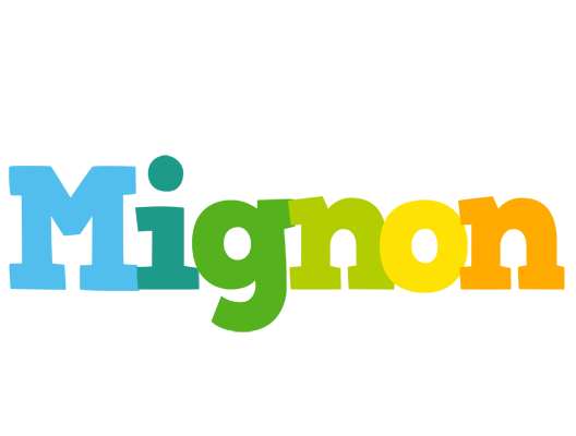 Mignon rainbows logo