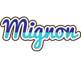 Mignon raining logo