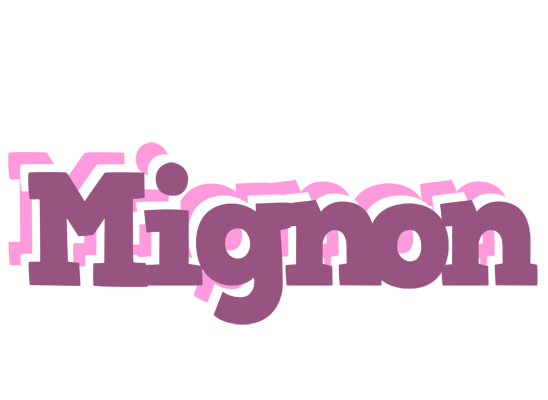Mignon relaxing logo