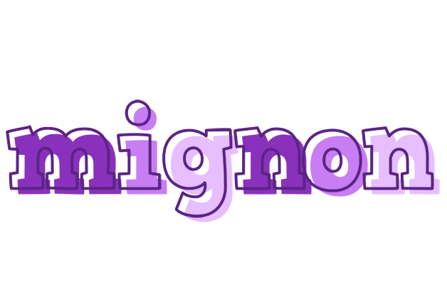 Mignon sensual logo