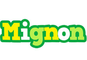 Mignon soccer logo