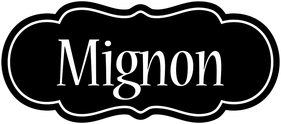 Mignon welcome logo