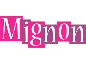 Mignon whine logo