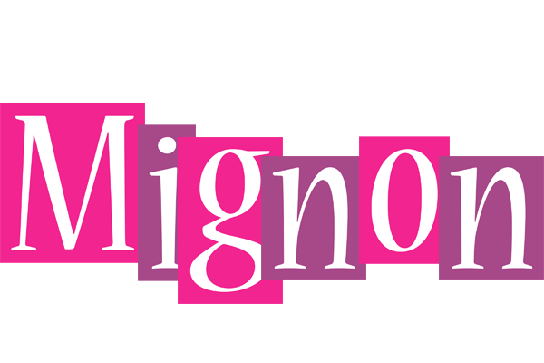 Mignon whine logo