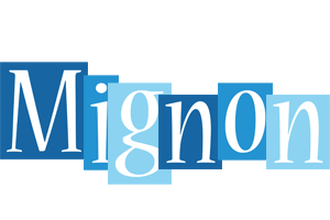 Mignon winter logo